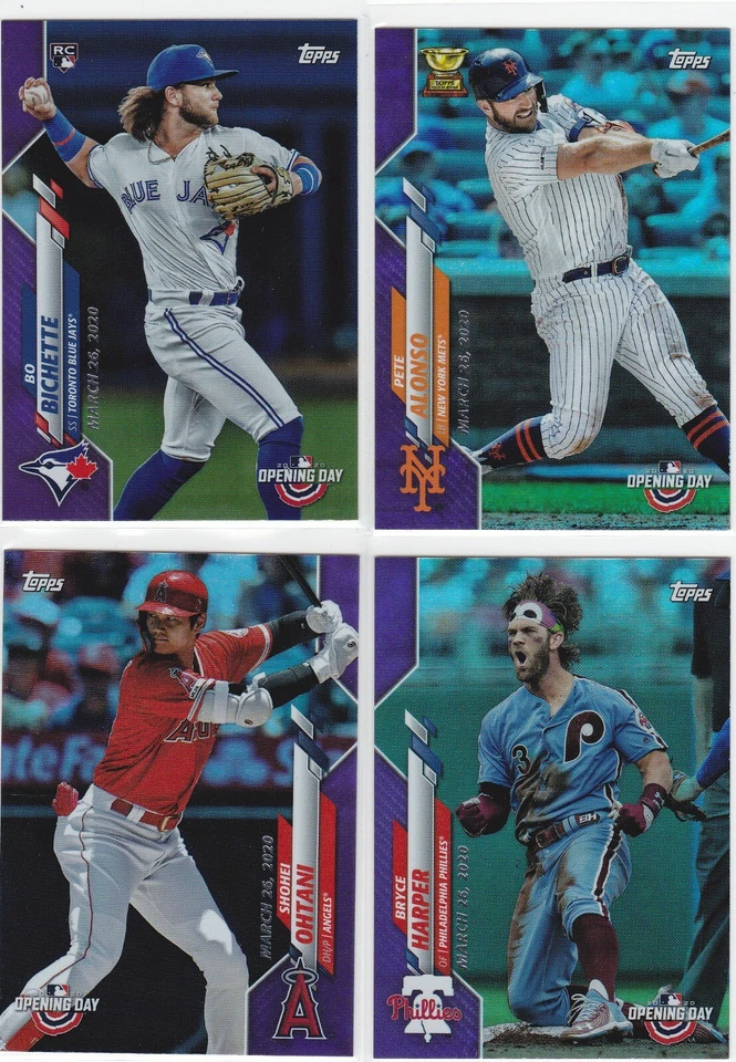 2020 Topps Opening Day Purple Foil Parallel - You Pick - Meijer Exclusive - Image 1 of 1
