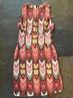 Платье-футляр женское Tory Burch размер 2. С подкладкой. Задняя молния. Б/у. Оригинал $585 - Изображение 1 из 4