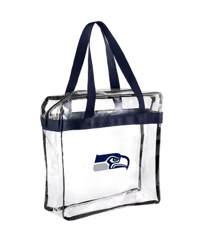 NFL Seattle Seahawks Clear Zipper Tote Bag Stadium Approved Cover