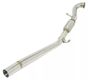 DOWNPIPE INOX DECATA AUDI A3 SEAT ALTEA LEON VW GOLF 5 TOURAN TDI 105 140 63mm - Imagen 1 de 3