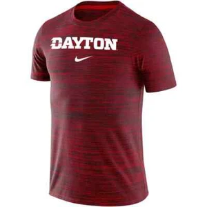 NIKE DAYTON FLYERS NCAA MEN'S DRI-FIT VELOCITY FOOTBALL TEAM ISSUE SHIRT MEDIUM - Picture 1 of 6