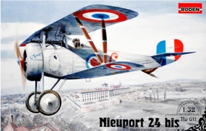 Roden 611 - Nieuport 24 Bis Fighter - Biplane WWI - 1/32 Scale Model Kit 263 mm - Picture 1 of 12