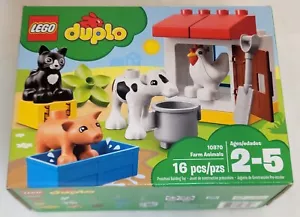 LEGO Duplo 10870 Farm Animals cat piglet cow chicken pre-school - Picture 1 of 2