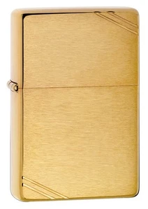 Zippo Vintage Brushed Brass, 1937 Replica Lighter,  240, New In Box - Picture 1 of 2