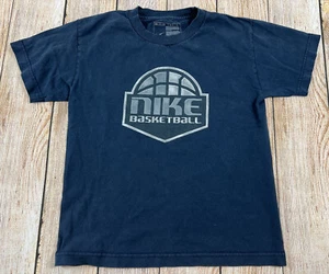 Nike Basketball Blue T Shirt Boys Size 8 Small  - Picture 1 of 4