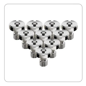 Kit de tornillos para cámara de acero inoxidable 1/4-20 3/8-16 tornillos para placa de liberación rápida - Imagen 1 de 21