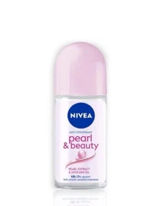 50ml X 4 Bottle - NIVEA Deodorant Pearl Beauty Roll On 50ml - Picture 1 of 4