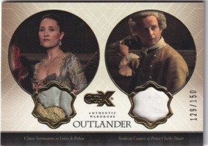 Outlander CZX Dual Wardrobe Card DW5 Claire Sermonne & Andrew Gower 129/150