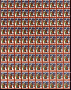 1932 USA Christmas Seal . Sheet of 100 . Mint Never Hinged - Picture 1 of 1