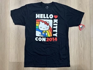 OFFICIAL HELLO KITTY CON (2014) RARE!!! Sanrio T-shirt Size LO - Picture 1 of 7