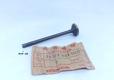 Honda CB100 K0 K1 K2 CL100 SL100 CB125S 72 Exhaust Valve NOS 14721-324-010 - Image 1 of 4