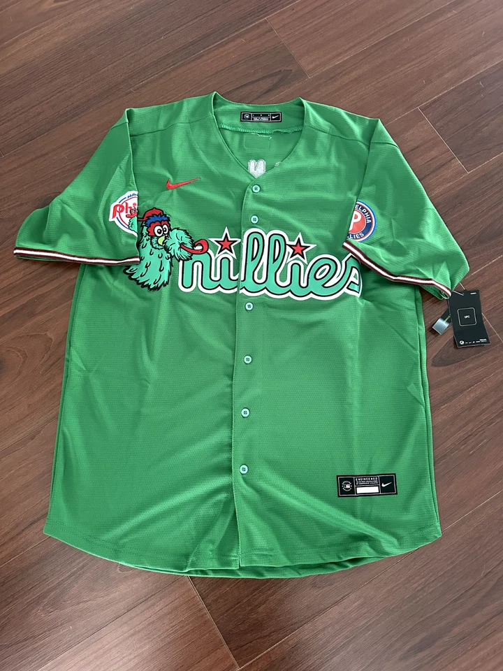 NEW Custom Mens Philadelphia Phillies Philly Phanatic Stitched Jersey USA Seller - Image 1 of 4