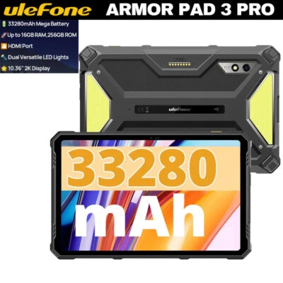 Ulefone Armor Pad 3 PRO Rugged Tablet Android Phone Mobile Waterproof Unlocked - Image 1 of 4
