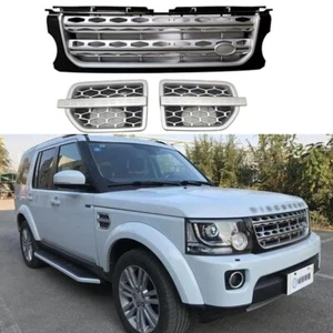 3PCS Front Grille Mesh Side Vent Fits For Land Rover Discovery 4 LR4 2014-2016 - Picture 1 of 8