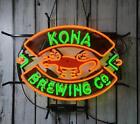 Panneaux néon bière Kona Brewing Co. 19x15 bar pub restaurant décoration murale