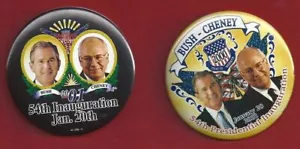 2001 3 pulgadas pin... BUSH -2001 - CHENEY 54a inauguración 20 de enero - Imagen 1 de 4