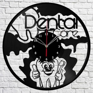 Vinyl Clock Dental  clinic Wall Clock Unique Art Vinyl Record Wall Clock 1619 - Picture 1 of 12