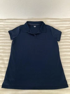Old Navy Girls School Uniform Moisture-Wicking Polo Shirt Blue Size XXL(16) - Picture 1 of 4
