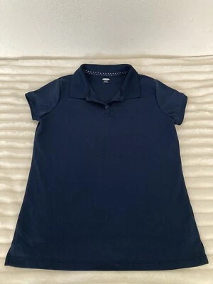 Old Navy Girls School Uniform Moisture-Wicking Polo Shirt  Blue Size XXL(16) - Image 1 of 4