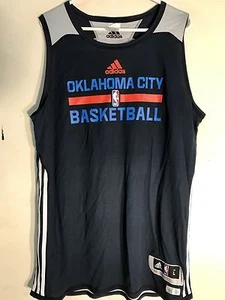Adidas Wende-NBA-Trikot Oklahoma City Thunder Team Marineblau Gr. 3X - Bild 1 von 1
