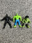 Lot Of 3 Hulk Action Figures Marvel Avengers