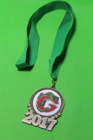Florida Gators 2017  Champions Pennant trophy Medal Lanyard Crown Royal Cover