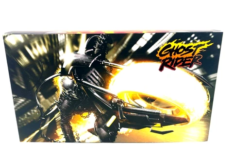 Mezco One:12 SDCC Marvel Ghost Rider & Hell Cycle **READ** Deluxe Cover