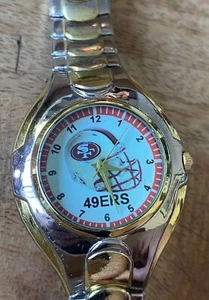 Reloj Pulsera Hombre San Francisco 49ers Acero Inoxidable De Colección - Necesita Reparación - Imagen 1 de 6