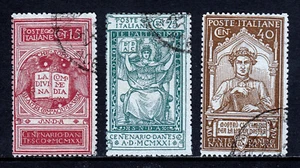 ITALY — SCOTT 133-135 — 1921 DANTE ALIGHIERI SET — USED — SCV $96 - Picture 1 of 2