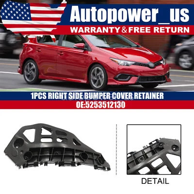 5253512130 para Toyota Corolla iM 2017 2018 cubierta de parachoques retenedor lado del pasajero Foto 1 de 4