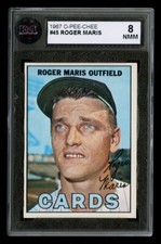 1967 O-PEE-CHEE 45 ROGER MARIS KSA 8 ST. LOUIS CARDINALS HIGHEST EBAY QUALITY #1