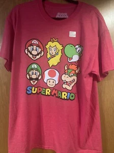 Camiseta oficial de Nintendo Super Mario Brothers para hombre talla grande - Imagen 1 de 1