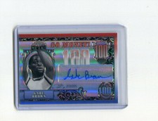 2021-22 Leaf Metal So Money Red White Blue Gabe Brown Rookie Auto 7/10