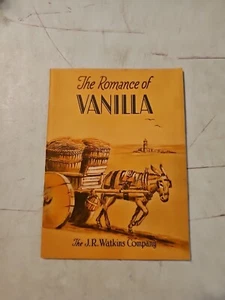 Vintage 1930 The J.R. Watkins Company The Romance Of Vanilla Recipe Booklet  - Picture 1 of 9