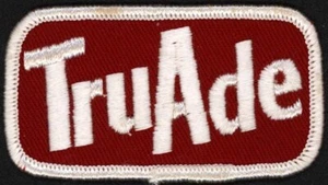 Vintage uniform patch TRU ADE soda pop small size unused new old stock n-mint+ - Picture 1 of 3