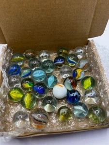 Vintage marbles box of assorted toys collectable job lot 80s 90s Y2K classic - Picture 1 of 9