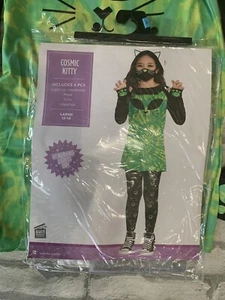 Cosmic Kitty Girls Halloween Costume  Suite Yourself  Size L 10–12  4-Piece Set - Picture 1 of 24