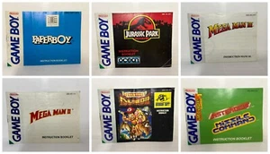 Nintendo Gameboy Game Manuals - Various Titles - Multi Listing - No Games - Picture 1 of 9