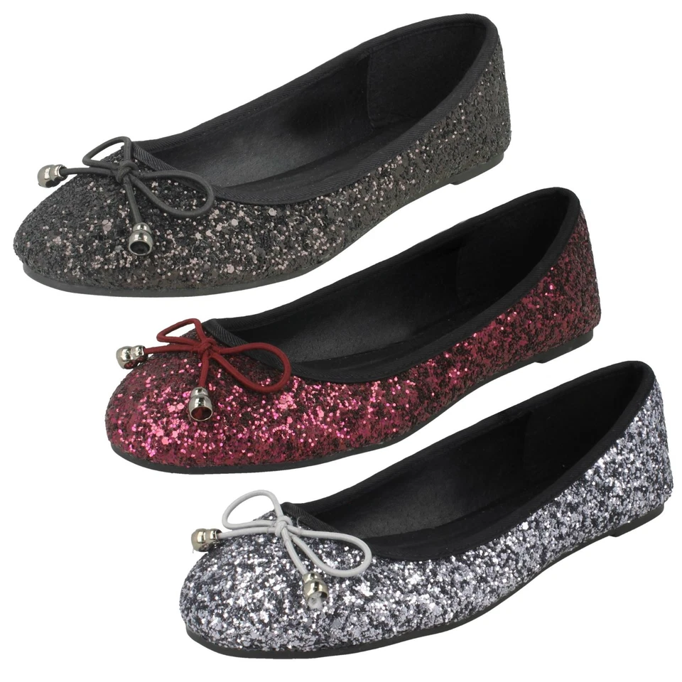 Ballerine donna glitter a pois F8R0322 - Immagine 1 di 1