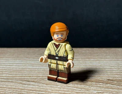 LEGO Obi Wan Kenobi Jedi Knight Minifigure Custom Printed on Real LEGO - Image 1 of 2