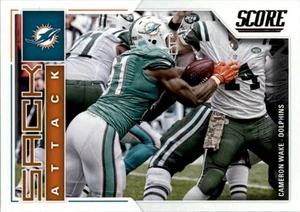 2017 Score Sack Attack #7 Cameron Wake - FB - Picture 1 of 2