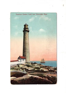 Faro proiettore orientale di Gloucester, Massachusetts Thatchers 1910 - Foto 1 di 2