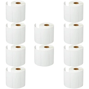 10ROLLS 4x2'' Direct Thermal 750 Address Labels For Zebra TLP-3842 GC420T ZP450 - Picture 1 of 24
