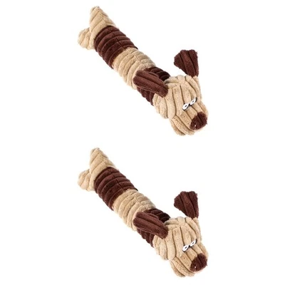  2 PCS Beißwurst Für Hunde Hundespielzeug Quietschies Hundekauenspielzeug Welpen - Bild 1 von 4