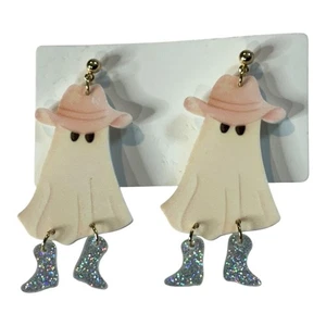 Cowboy Geist Ohrringe Western Halloween Ohrhänger Ohrhänger Fun Kostüm Neu - Bild 1 von 4