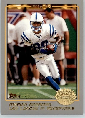 Marvin Harrison - 2001 Topps - #289 - Topps Collection Football - Image 1 of 2