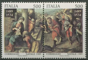 Italien 1989 Weihnachten Gemälde 2099/00 ZD postfrisch - Picture 1 of 1