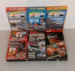 NASCAR VHS Bundle Lot x6 - '94 Highlights, Bill Elliott, Stock Car Finishes - Picture 1 of 1