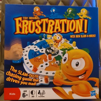 🎲 Frustration Board Game Slam O Matic 6+ Hasbro Gold Genie Complete - Image 1 of 2