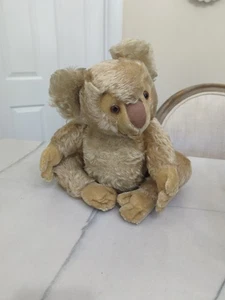 STEIFF Raro GRANDE Oso Koala Mohair Articulado Años 50 Ojos de Vidrio  - Imagen 1 de 7